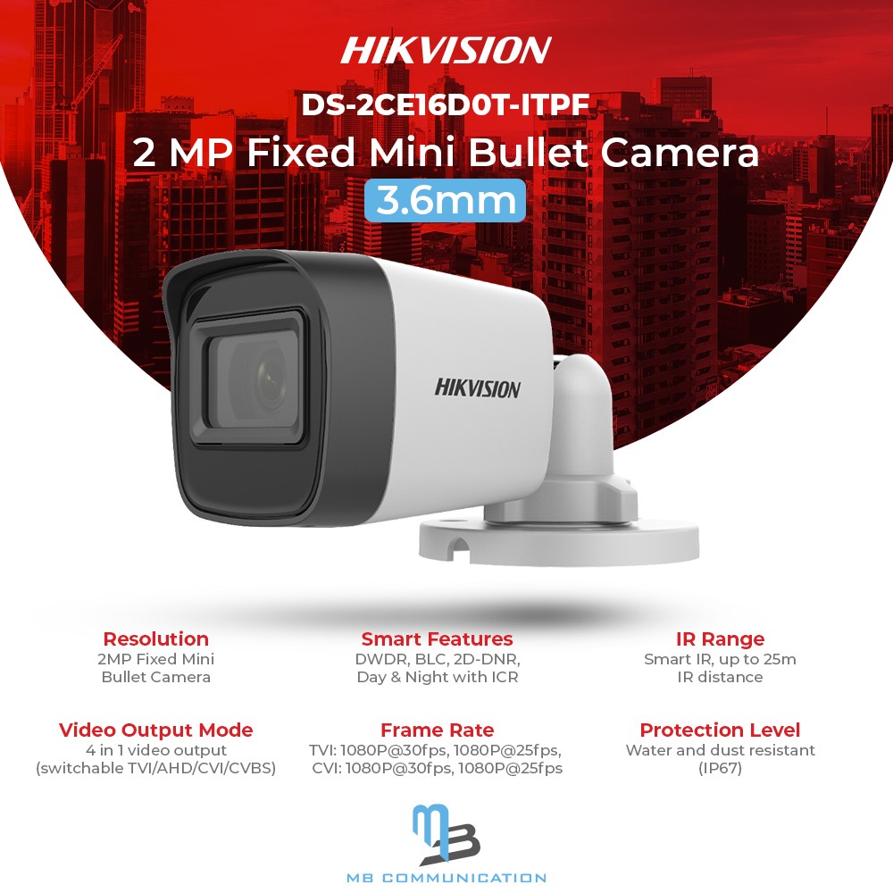 16dot hikvision best sale