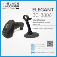 Black Copper BC8806 Barcode Scanner With Stand